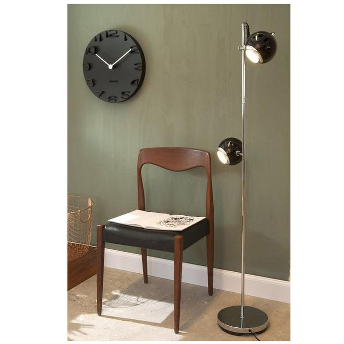 Karlsson On The Edge Wall Clock - Black (42cm) | Koop.co.nz