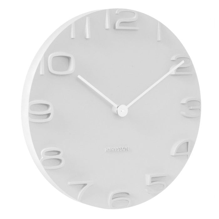 Karlsson On The Edge Wall Clock - White (42cm) | Koop.co.nz