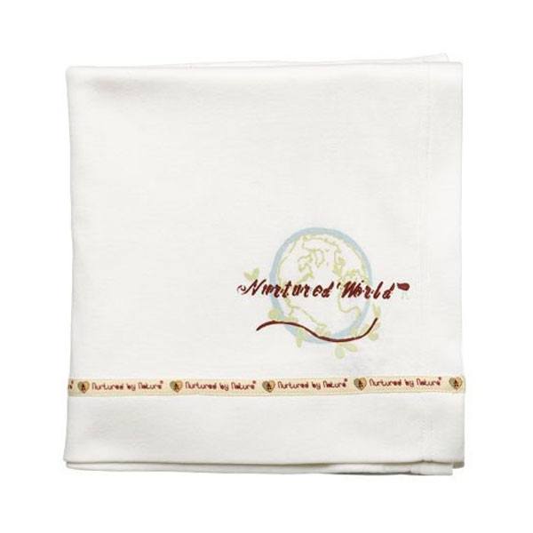 Nurtured By Nature Organic Cotton Blanket/Swaddle - Milk | Koop.co.nz
