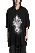 Julius_7 | SS26 - Oversized Print T-Shirt, Black 937CPM1