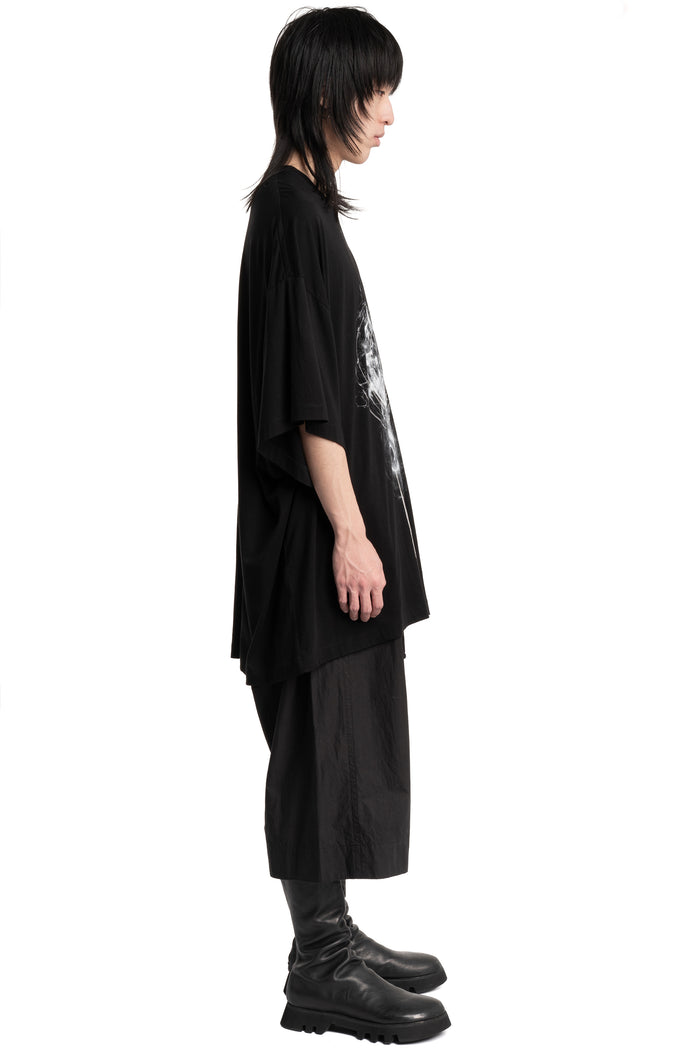 Julius_7 | SS26 - Oversized Print T-Shirt, Black 937CPM1