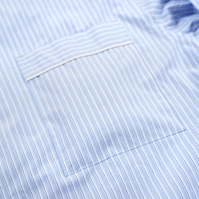 PAJAMA STRIPE SHIRT - BLUE