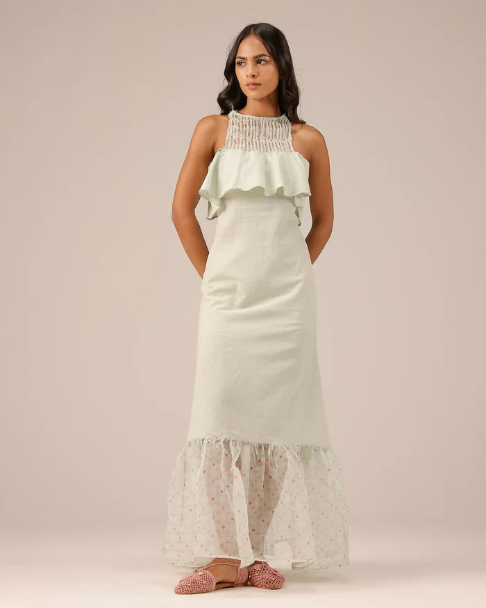 Palm Pop Jacket & Dress (Light Green)