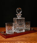 Panel Style Whisky 3 Piece Hosting Tray Set