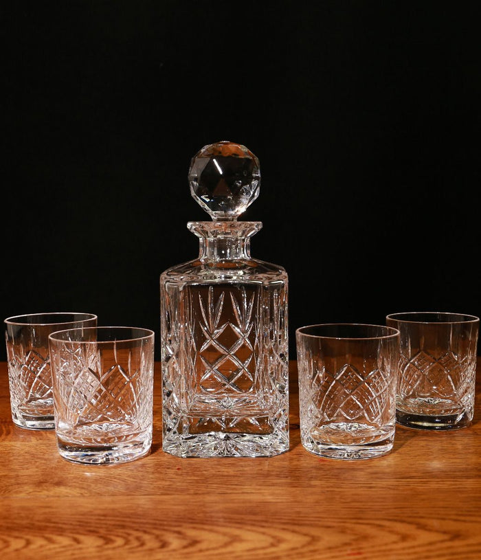 Panel Style Whisky 5 Piece Hosting Set