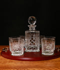 Panel Style Whisky 7 Piece Hosting Tray Set
