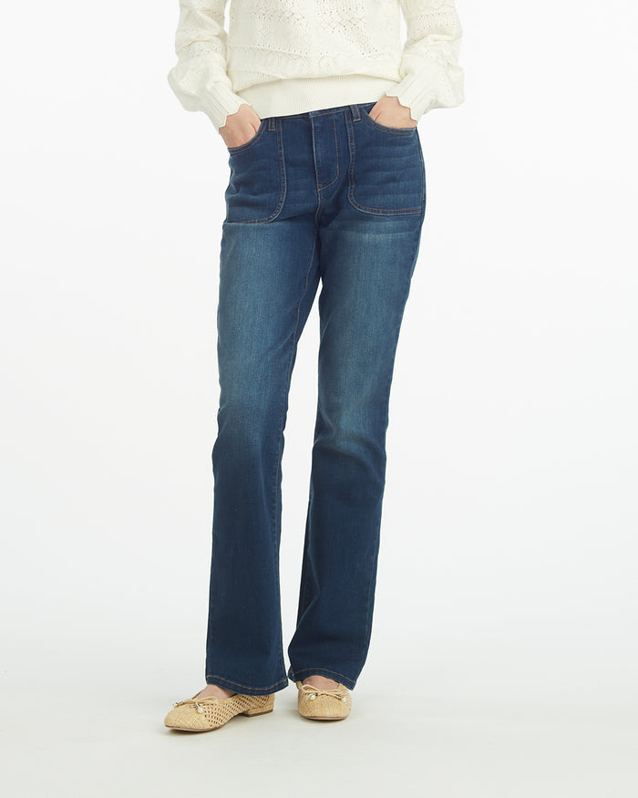 Patch Pocket Denim Baby Boot
