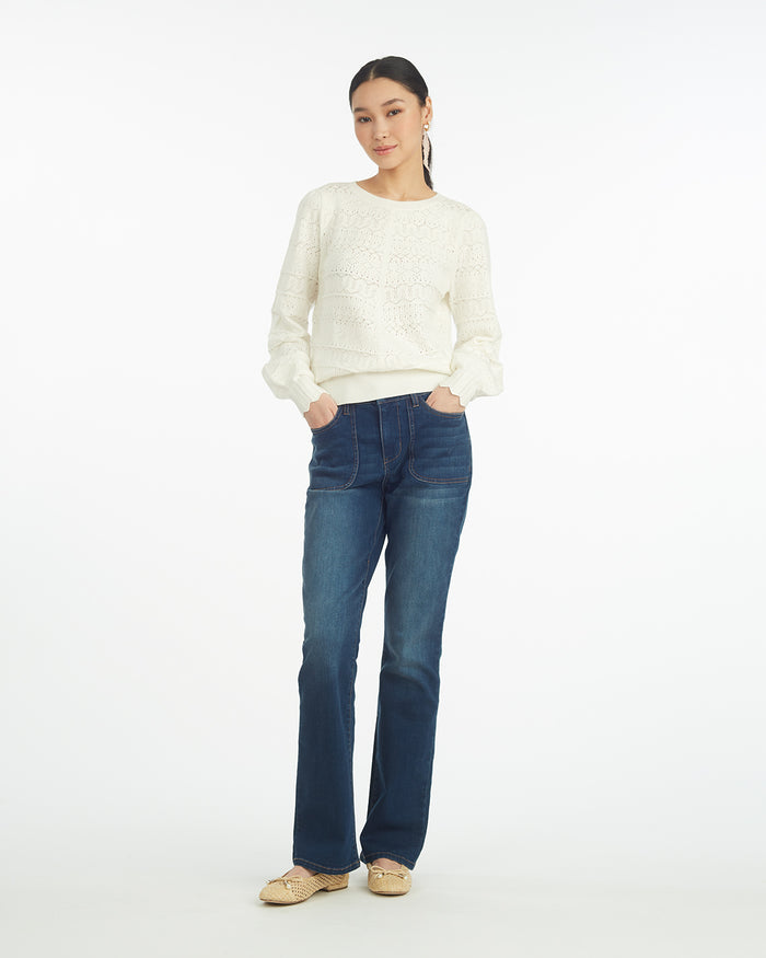 Patch Pocket Denim Baby Boot