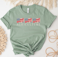 Patchwork Agriculture Flag – Bella Canvas T-Shirt
