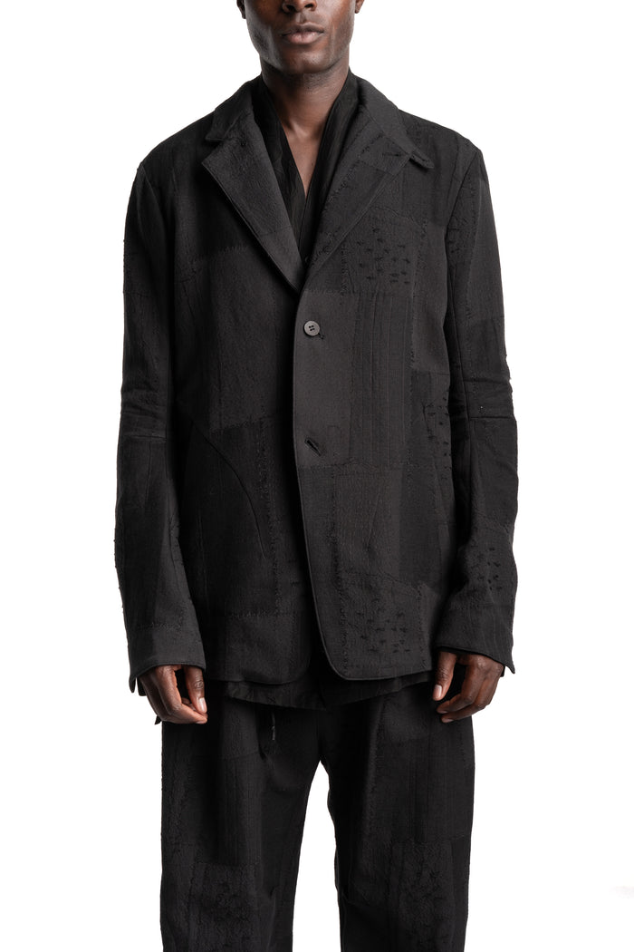D.Hygen | SS26 - Patchwork Jacquard Jacket, ST104-0626S