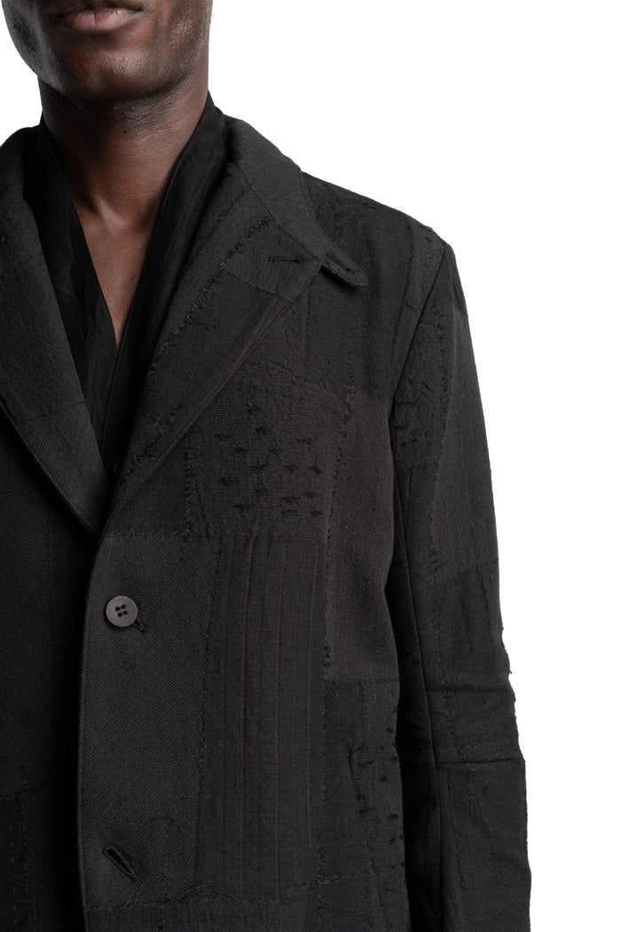 D.Hygen | SS26 - Patchwork Jacquard Jacket, ST104-0626S