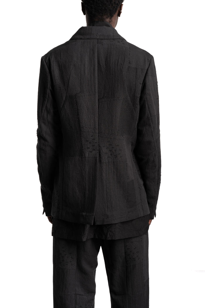 D.Hygen | SS26 - Patchwork Jacquard Jacket, ST104-0626S