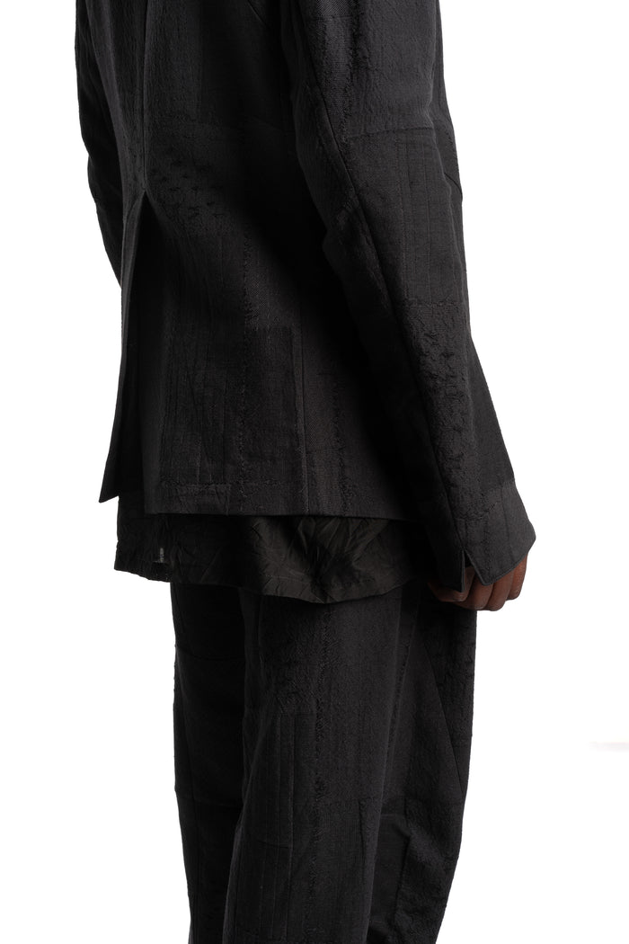 D.Hygen | SS26 - Patchwork Jacquard Jacket, ST104-0626S