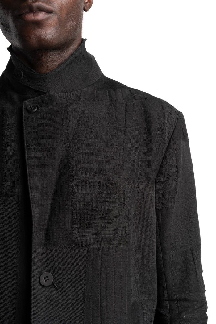 D.Hygen | SS26 - Patchwork Jacquard Jacket, ST104-0626S