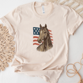 Patriotic Horse Flag- Bella Canvas T-Shirt