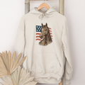 Patriotic Horse Flag– Hoodie