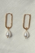 Pearl Link Drop Earring, adeline boutique, dallas boutique, boutique