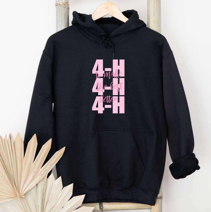 Pink 4-H To Make the Best Better– Hoodie