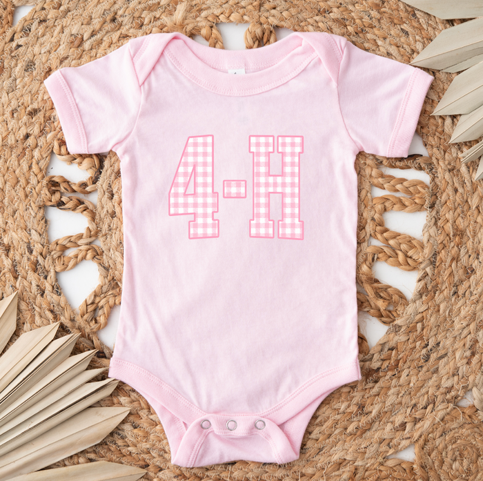 Pink Checker 4-H– Infant/Toddler/Youth
