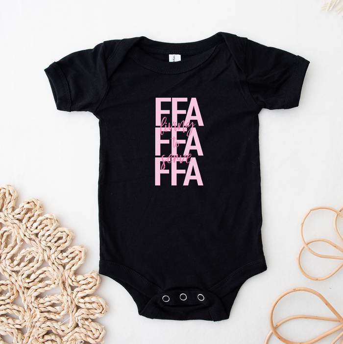 Pink FFA Living To Serve– Infant/Toddler/Youth