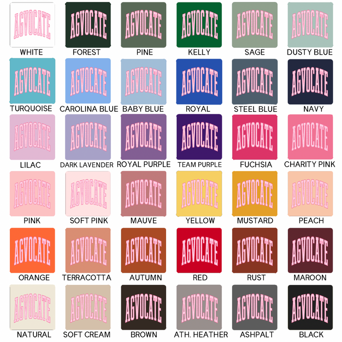 Pink Plaid Agvocate- Bella Canvas T-Shirt