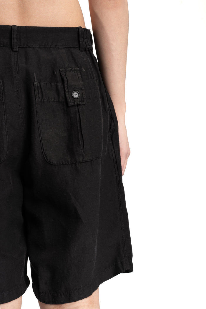 Andrea Yaaqov | SS26 - Pleated jacquard shorts, 26MSFT39