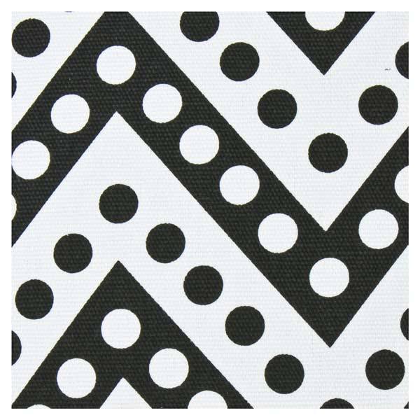 Stoneleigh & Roberson Polka Dot Chevron Cushion (45cm) | Koop.co.nz