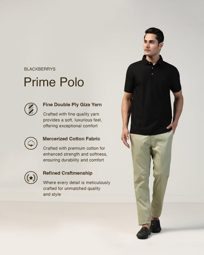 Polo Black Structure T-Shirt - Bingo