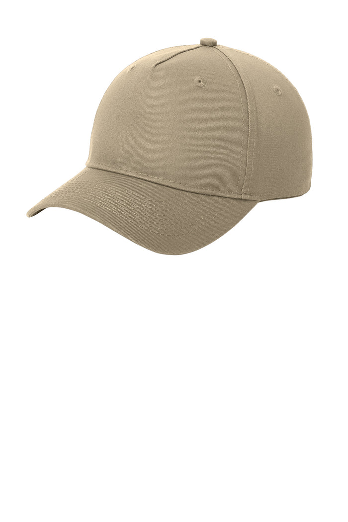 Port & Co™ Five-Panel Twill Cap | CP86
