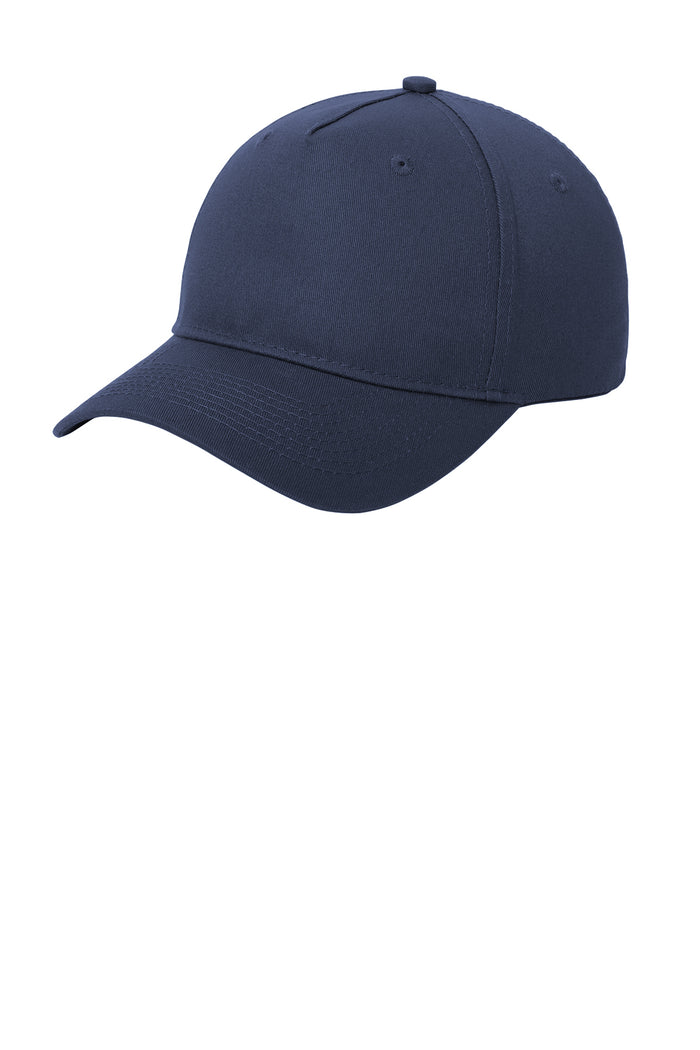 Port & Co™ Five-Panel Twill Cap | CP86
