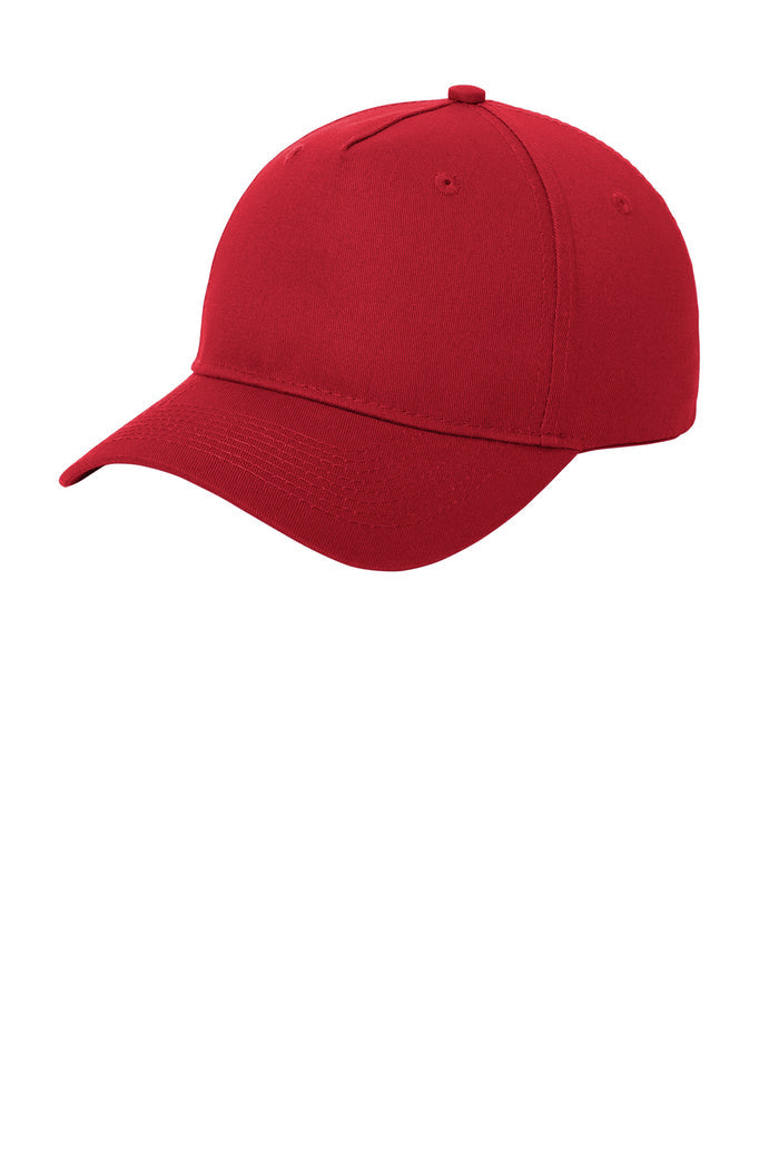 Port & Co™ Five-Panel Twill Cap | CP86