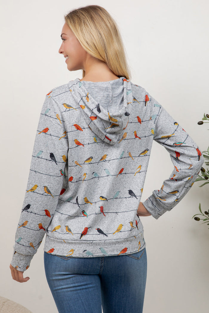PRE-ORDER: Hoodie Birds On Wire