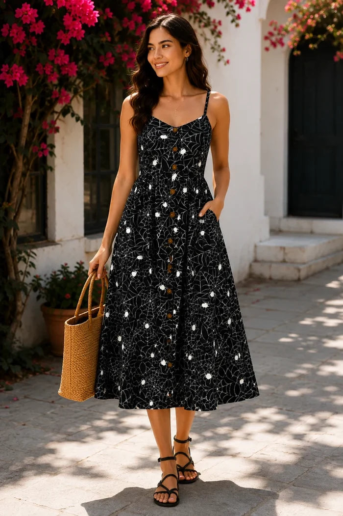PRE-ORDER: Out Of Town Dress Spiders