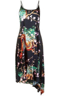 Paco Rabanne Printed Asymmetric Dress - Runway Catalog