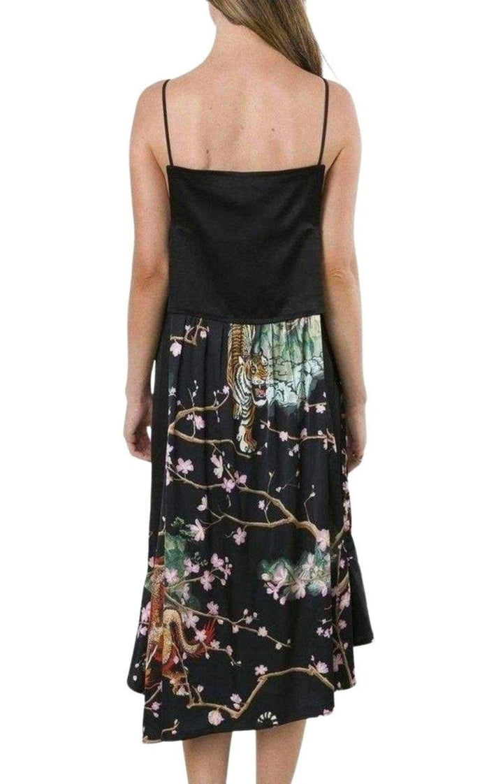 Paco Rabanne Printed Asymmetric Dress - Runway Catalog