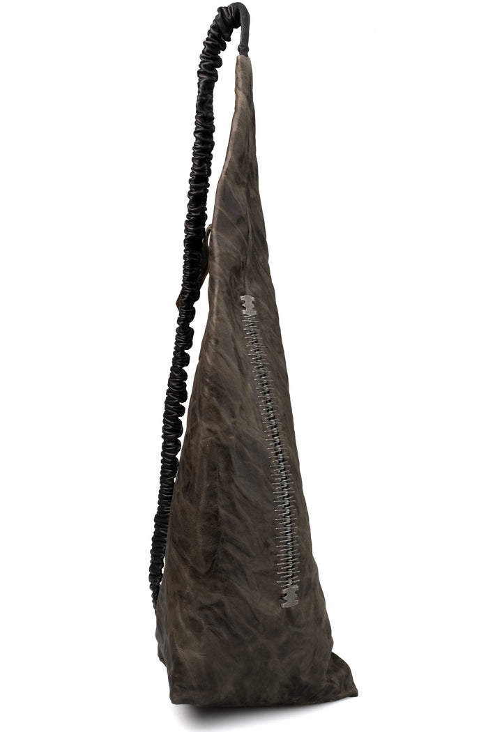 Isaac Sellam | SS26 - Pyramide leather pouch | COCO KAKI