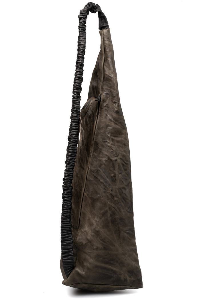 Isaac Sellam | SS26 - Pyramide leather pouch | COCO KAKI