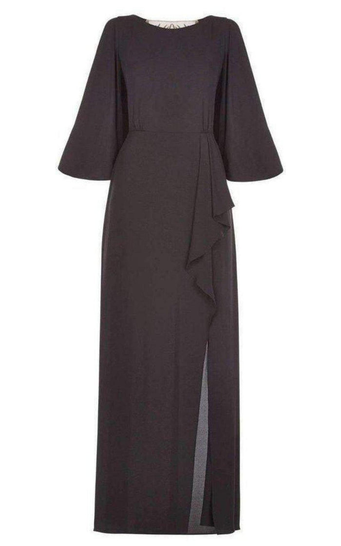 BCBGMAXAZRIA Rayah Sequin Embroidered Draped Gown - Runway Catalog