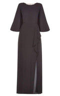 BCBGMAXAZRIA Rayah Sequin Embroidered Draped Gown - Runway Catalog