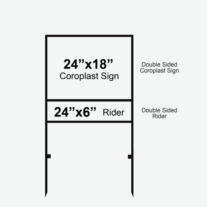 Real Estate Frame Sign