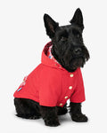 Red Hooded Pocket Jacket