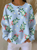 Rikke | Soft Sweater with Christmas Motif