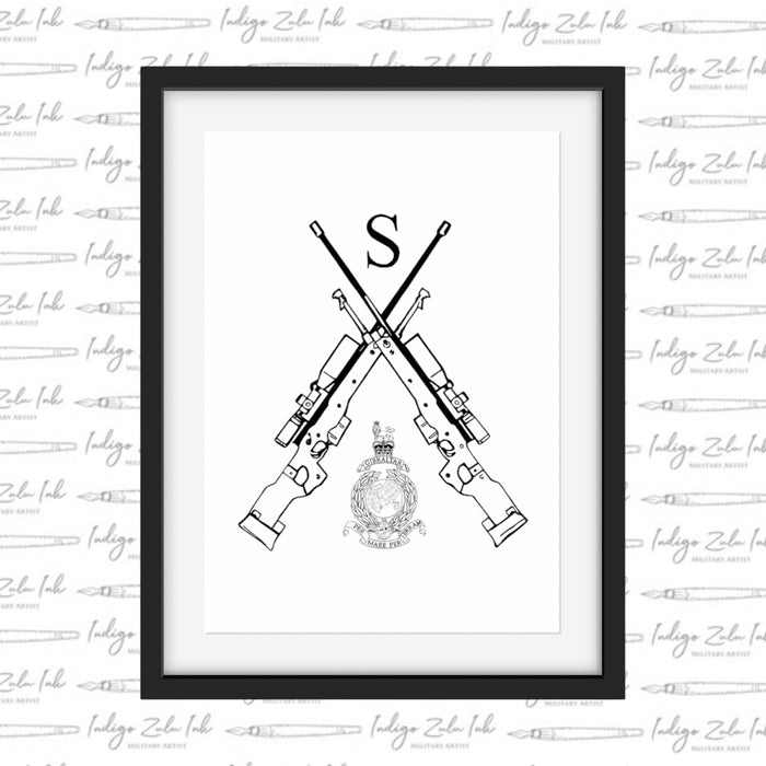 RM Sniper Badge - INDIGO ZULU INK