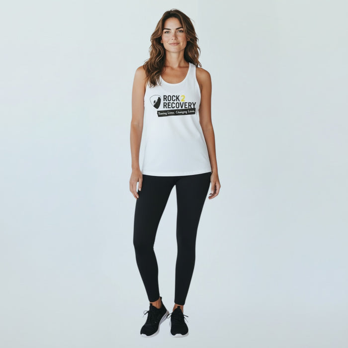 Rock2Recovery Fundraising Wick Ladies Vest - White