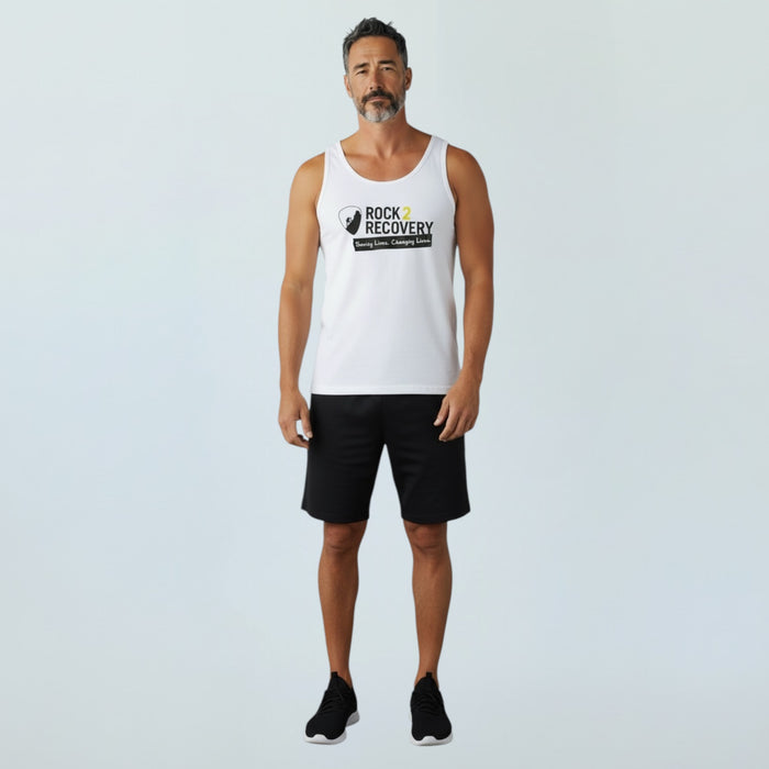 Rock2Recovery Fundraising Wick Mens Vest - White