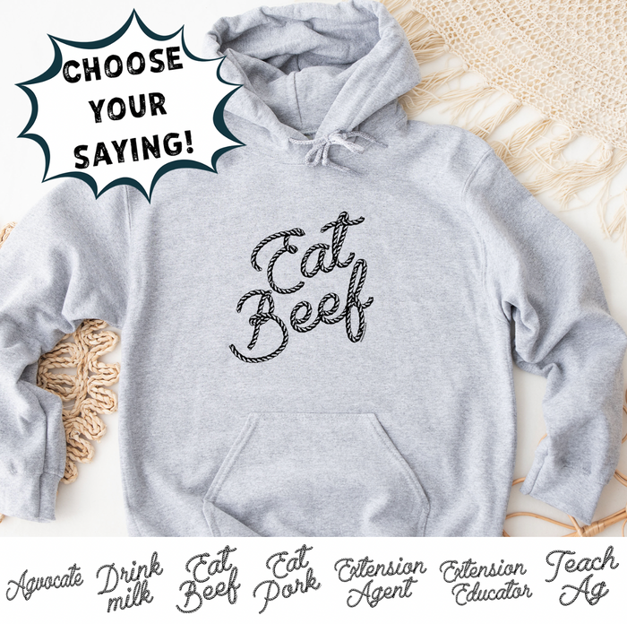 Rope- CHOOSE YOUR SAYING– Hoodie