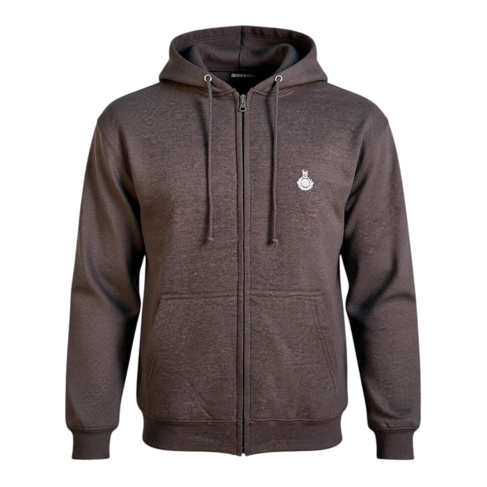 Royal Full Zip Hoodie - Charcoal Grey