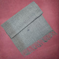 Royal Marines Cap Badge Classic Woven Scarf - Grey