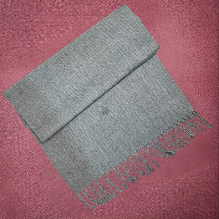 Royal Marines Cap Badge Classic Woven Scarf - Grey
