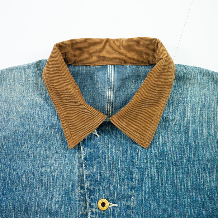 RRL Corduroy Collar Denim Jacket Wrightsville Wash